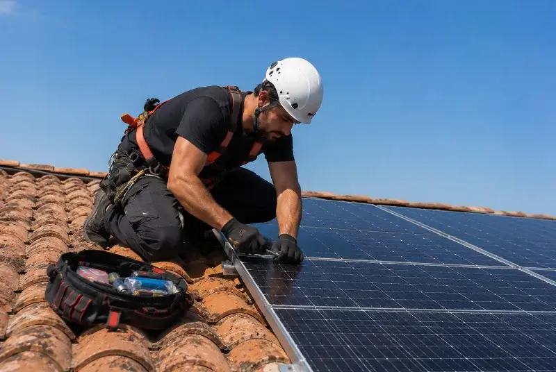 Maintenance et monitoring de panneaux solaires à Aspiran